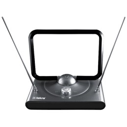 Antena ISKRA sobna sa pojačalom, DVB-T/T2, UHF/VHF,crna G2235-10