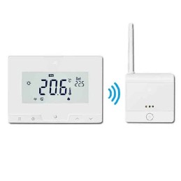 Internetski WIFI termostat SASWELL , programski , bežični, upravljanje mobitelom - bijeli