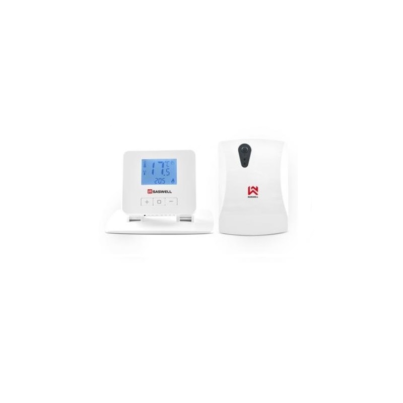 Bežični digitalni sobni termostat SAS918WHB-0-RF, dnevni