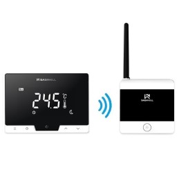 Internetski WIFI termostat SASWELL , programski , bežični, upravljanje mobitelom - crni