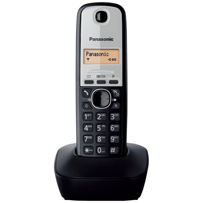 Telefon bežični PANASONIC, LED display, crni KX-TG1911FXG