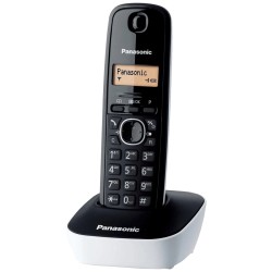 Telefon bežični, LED display, bijelo/crni
KX-TG1611FXW