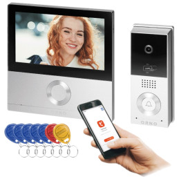 Video interfon 7", set, Full HD, WiFI, IP65, Talos OR-VID-MS-1078