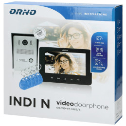 Video interfon 7", set, Indi N OR-VID-VP-1069/B