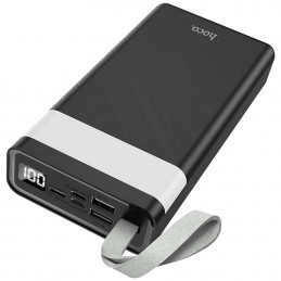 Punjač prijenosni sa lampom, Hoco j73, 30000mAh, 2A / 2A J73 Powerful, Black