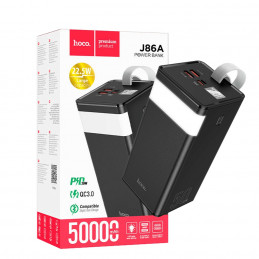 Punjač prijenosni sa lampom, 50000mAh, brzi QC/PD, 3A J86A Powermaster