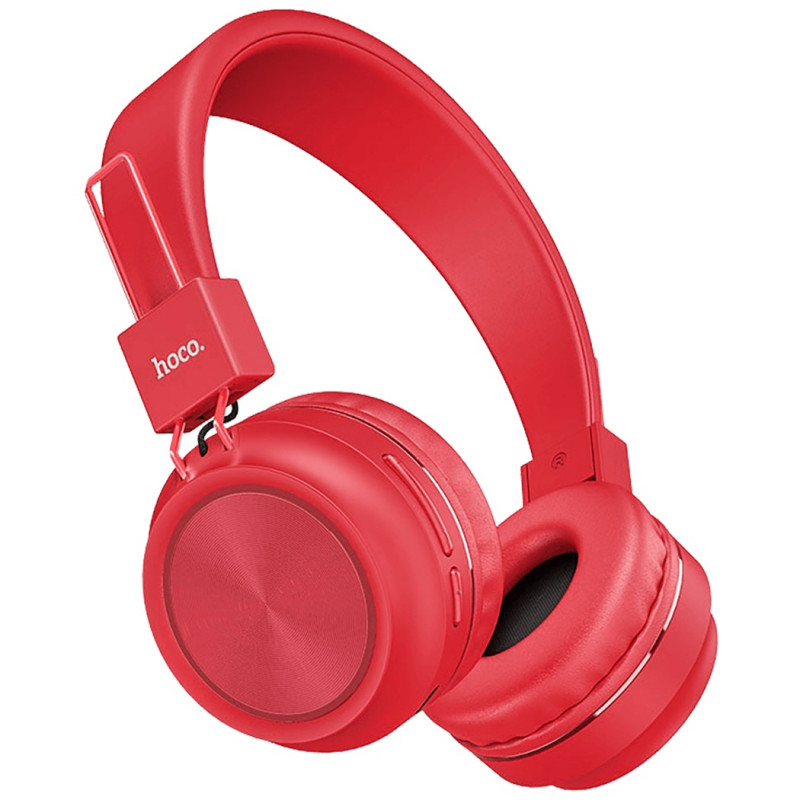Slušalice bežične/žične, Bluetooth, 8h rada, mikrofon W25 Promise Crvene Slušalice bežične/žične, Bluetooth, 8h rada, mikrofon W25 Promise Crvene