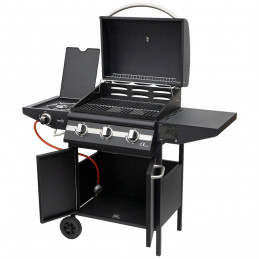 Plinski roštilj sa tri plamenika + bočni, 4 x 3.2kW, LPG GRG01