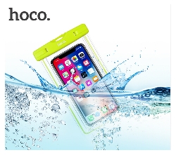 Torbica za mobitel, vodootporna, fluo zelena-1