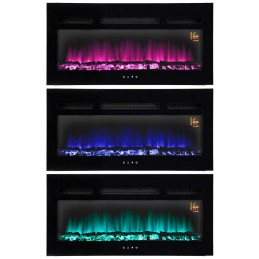 Kamin, električni, 2000W, daljinski upravljač FKKI 06