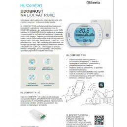 BERETTA BeSmart Wi-Fi termostat Comfort 100