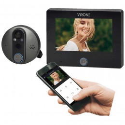 Digitalna špijunka za ulazna vrata, Smart, 4.3", LCD, WiFi DV-3