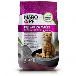STELJA - PIJESAK za mačke vrhunske kvalitete. B-Gran Maropet pijesak za mačke izrađen je od 100% prirodne gline, bez ikakvih šte