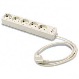 Produžni kabel, 5 utičnice, prekidač, 1,5m