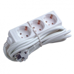 Produžni kabel, 3 utičnice, 1,5m