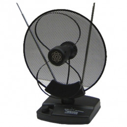 Antena sobna sa pojačalom, UHF/VHF, crna
ANT-204