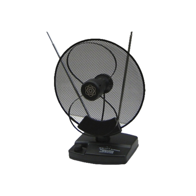 Antena sobna sa pojačalom, UHF/VHF, crna
ANT-204