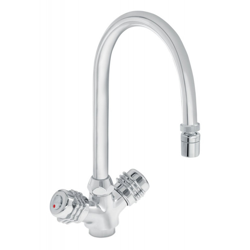 Unitas miješalica za kuhinju + kutni ventil, "J" izljev