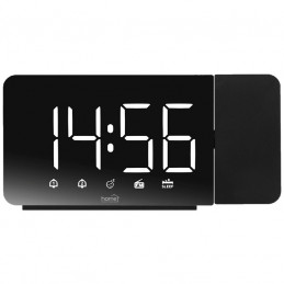 Sat sa alarmom i projektorom, LED zaslon, FM radio LTCRP03