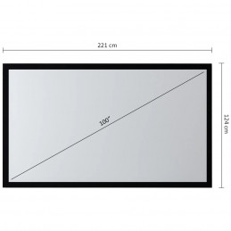 Platno za projektor, 221 x 124 cm MC-921