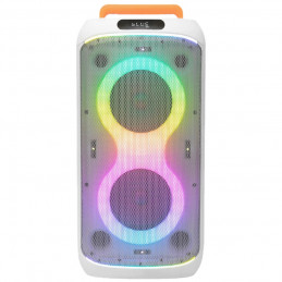 Zvučnik bežični sa mikrofonom, Bluetooth, LED efekti, 60W PAR216WH