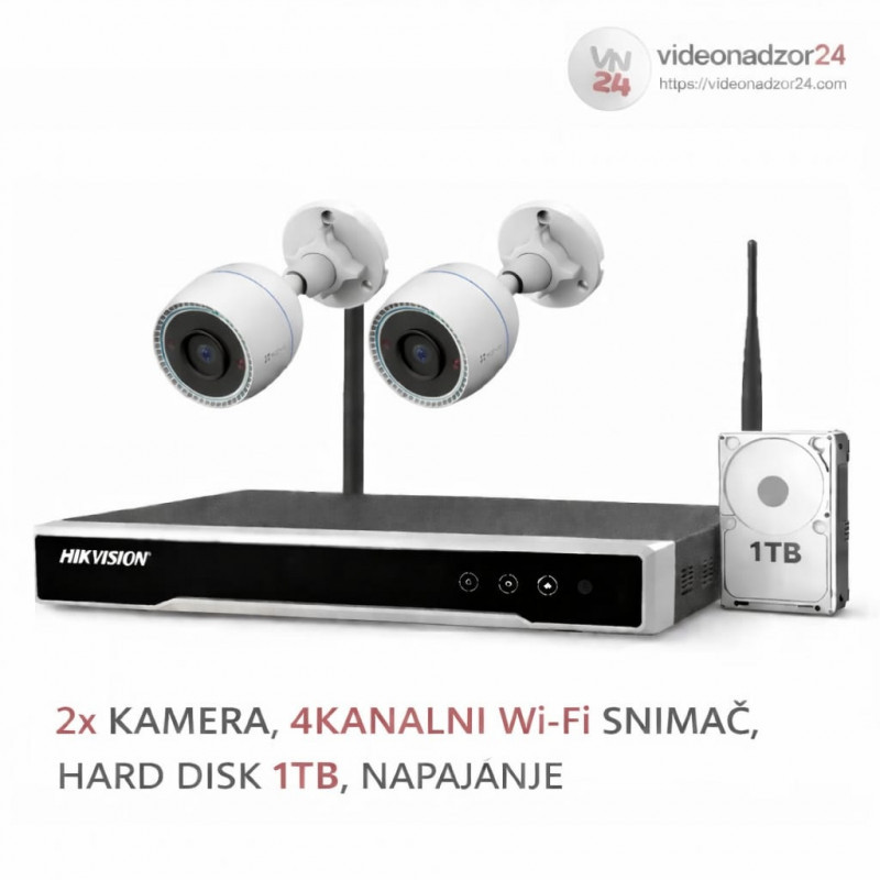 Video komplet 2MP 2 kamere Ezviz WiFi