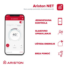 Bojler električni ARISTON-VELIS TECH  WiFi 80L