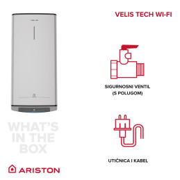 Bojler električni ARISTON-VELIS TECH  WiFi 80L