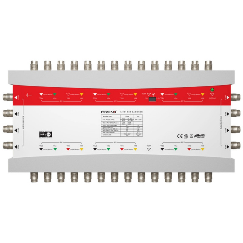 Multiswitch 13/8, kaskadni
AMS13/8