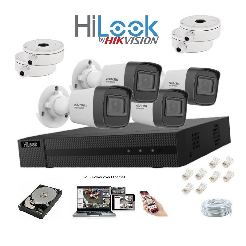 Video komplet IP - POE4 - 2MP