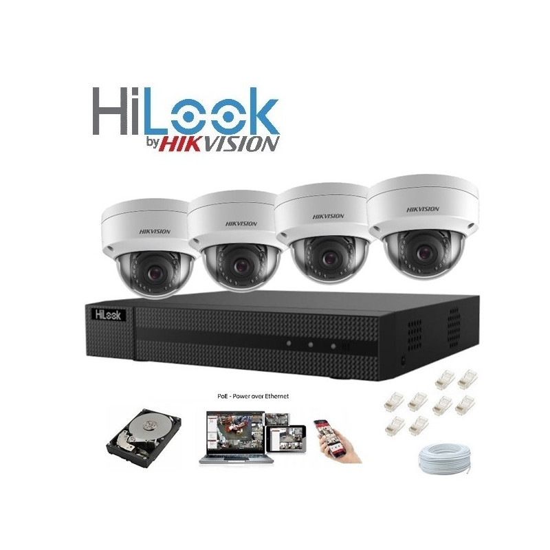 Video komplet DOME IP - POE4 - 2MP