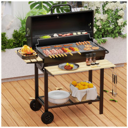 Roštilj sa poklopcem na drveni ugalj ZLN3594