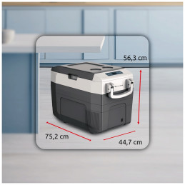 Hladnjak, prijenosni, kapacitet 37 lit., do -18 °C, 12V/220V GLACIALE 40