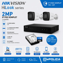 Video komplet BULLET IP - POE2 - 2MP