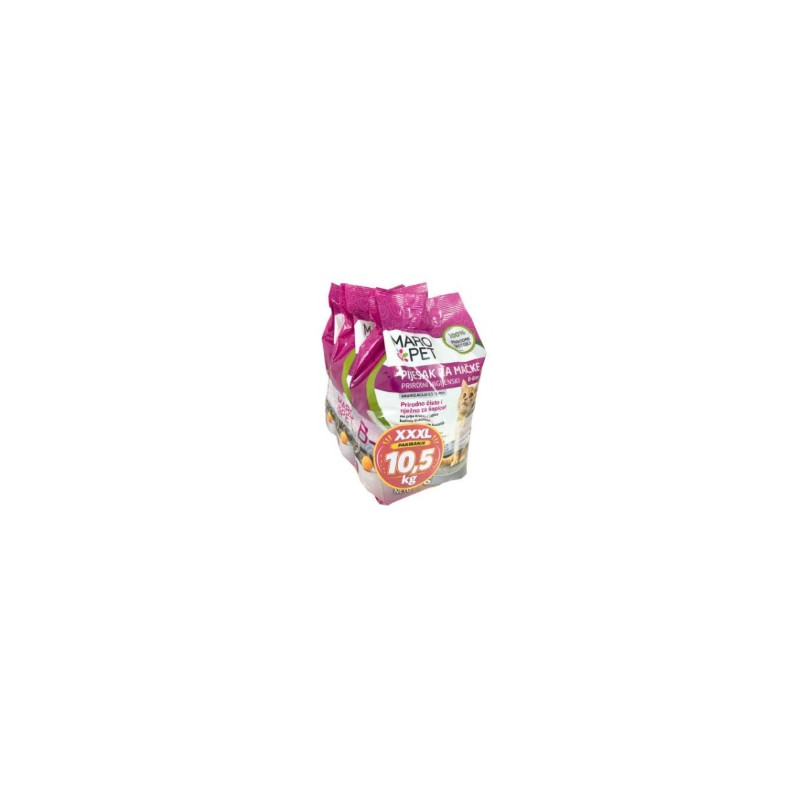 Prirodni higijenski pijesak za mačke B-Gran MAROPET B-GRAN XXXL (10.5 kg)