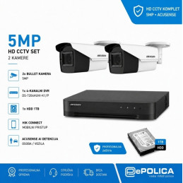 Video komplet BULLET ACUSENSE 5MP_MOTOZOOM KAMERE