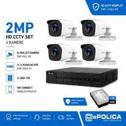 HIKVISION HILOOK Set za video nadzor 2MP-TVI4 BULLET