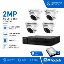 HIKVISION HILOOK Set za video nadzor 2MP-TVI4 DOME