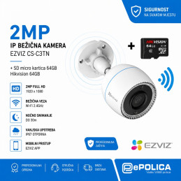 WiFi  IP kamera FULL HD + SD CARD za vanjsku upotrebu