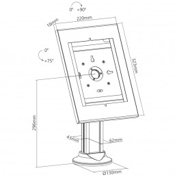 Stolni nosač za iPAD Pro, Samsung Galaxy, Tab
