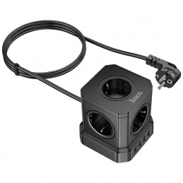 Produžni kabl, 5 utičnica, 3 x USB, 1 x USB C PD20W, 2 metra
