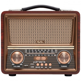 Retro radio + BT bežični zvučnik, FM, MP3, USB/micro
