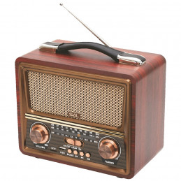 Retro radio + BT bežični zvučnik, FM, MP3, USB/micro