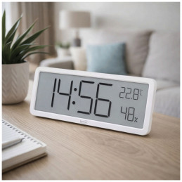Sat sa alarmom i mjeračem temperature i vlažnosti HC18