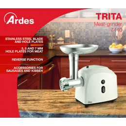 ARDES Uređaj za mljevenje mesa AR7440 bijeli