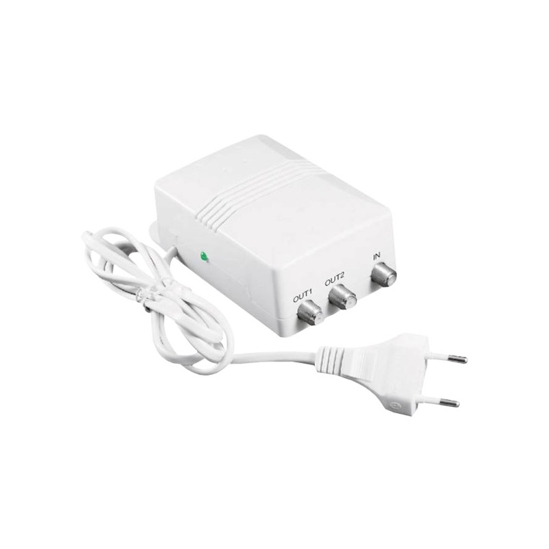Pojačalo antensko, 1 ulaz 2 izlaza, 20/27dB ZDA-0612