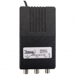 Pojačalo antensko, 1 ulaz 2 izlaza, 20/20dB ZMS /2OUT