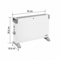 Konvektor,električna panel grijalica sa ventilatorom, 2000W FK343 TURBO