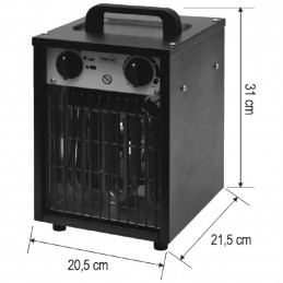 Industrijska prijenosna grijalica sa ventilatorom, 3000W