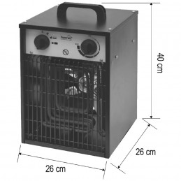 Industrijska prijenosna grijalica sa ventilatorom, 5000W